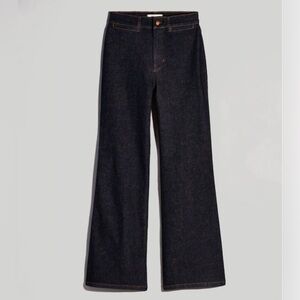 Madewell Indigo Wide Leg Jeans